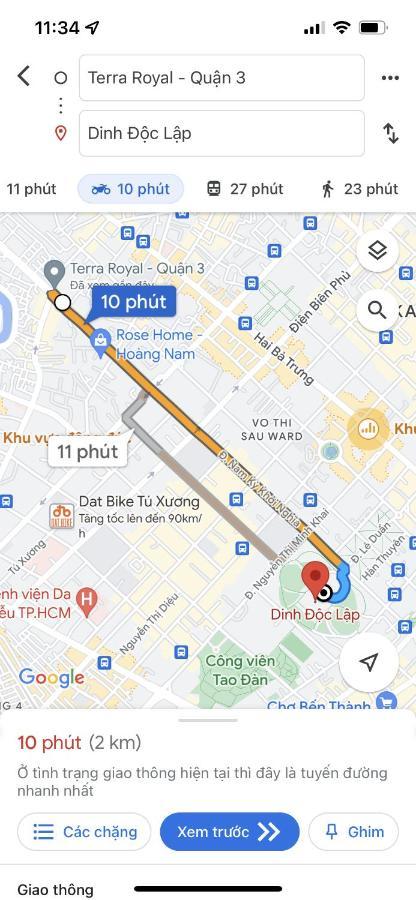 Can Ho Trung Tam Quan 3 Terra Royal Ho Chi Minh-Byen Eksteriør billede